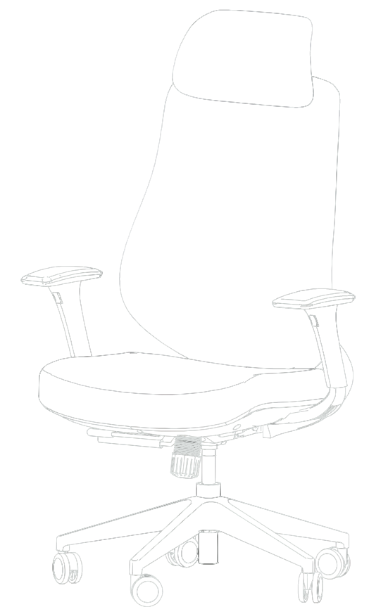 Technische Spezifikationen des Stuhls